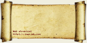 Jagoda Nikolendžić vizit kartica